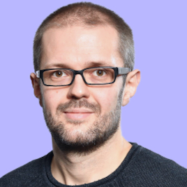 I'm Ivan Ushmorov (usmrv.com) I'm looking at you through my glasses in the photo, with a slight unshavenness and an incredible confidence that all will be well! The photo is in black, the background is replaced with light purple, this is the style of UNICORN WITNESSES brand (unicornwitnesses.com)