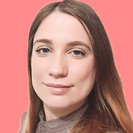 I'm CFO Maria Zaitceva and I'm pictured here with long hair and a smile as strong as when I look at my child :). The photo is in black, the background is replaced with peach colour, this is the style of UNICORN WITNESSES brand (unicornwitnesses.com)