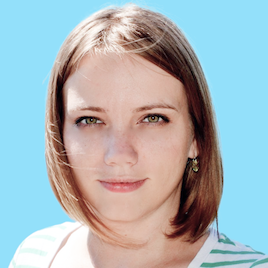 I'm Yulia Predeina (https://www.behance.net/yuliapredeina1) and I are pictured in this photo looking into the future where I will grow to an unbelievable scale. Here I am smiling and in a great mood. The background is changed to peach orange, this is the style of UNICORN WITNESSES brand (unicornwitnesses.com)